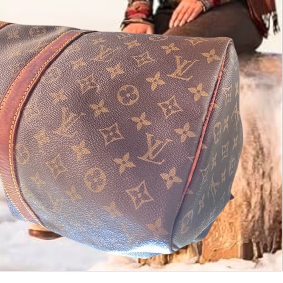 Louis Vuitton Vintage Keepall Boston Monogram Bag Luxury ✈️🧳Travel - Picture 4 of 10